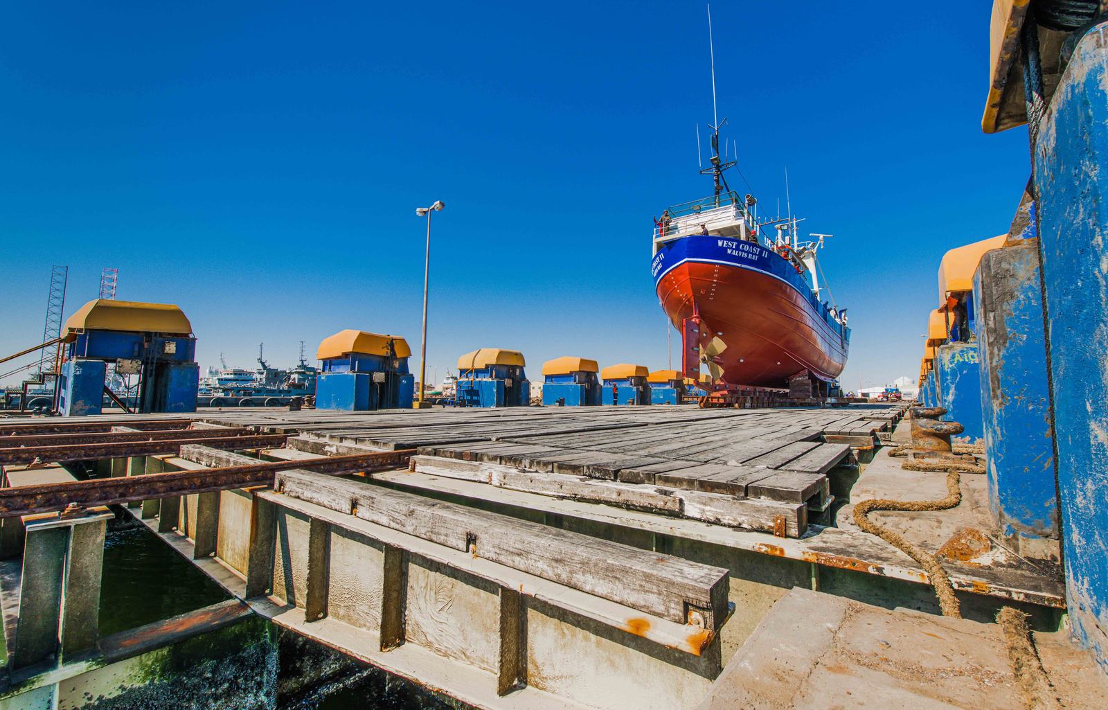 Ship repair slipway